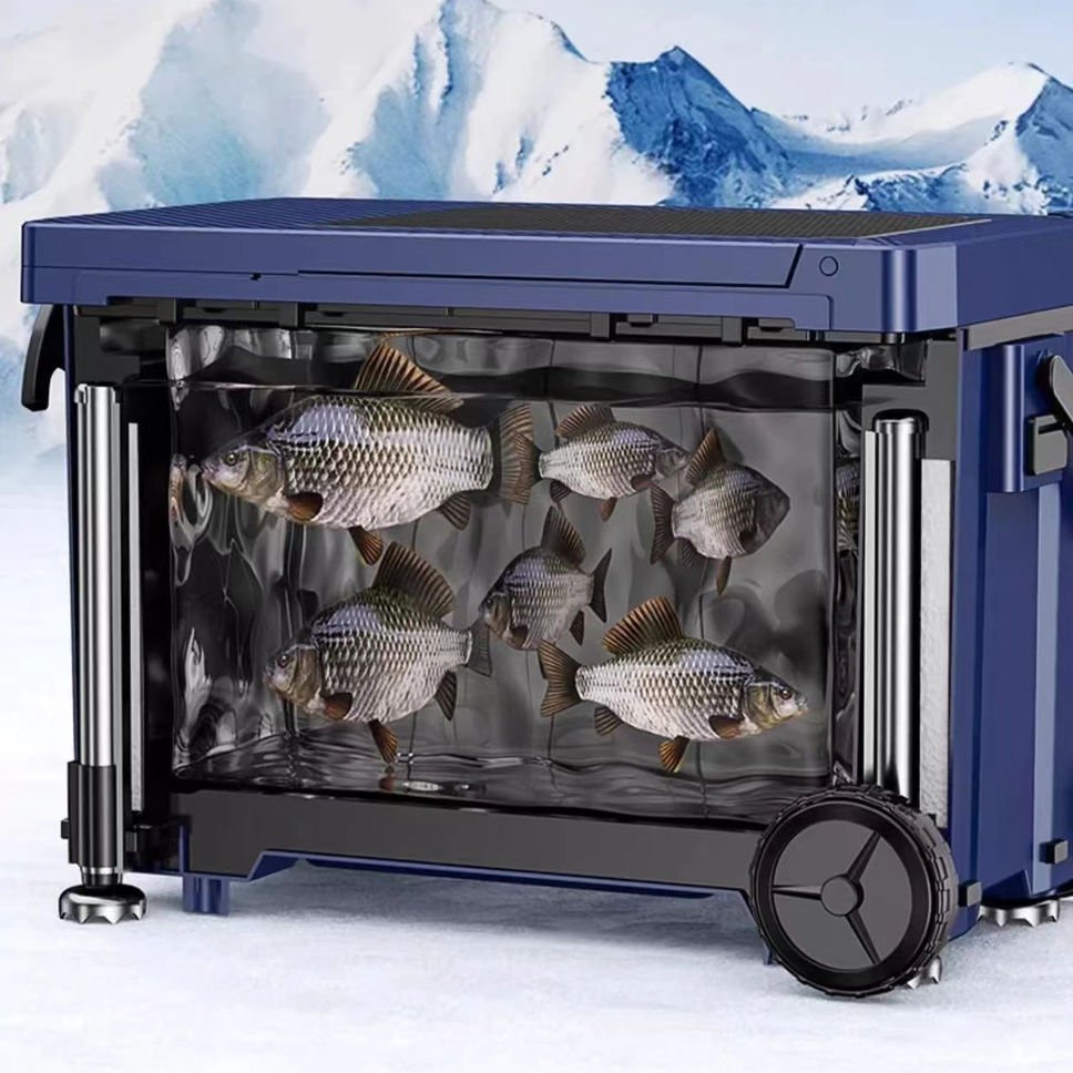 The Hampton fishing box is full of 32 litres of new money, so it's a multi-purpose fishing tank